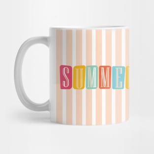 Summer - Orange Stripes on - Mug